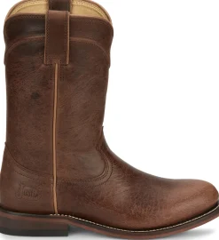 Justin Boots Holland 10" Roper Brown Sale