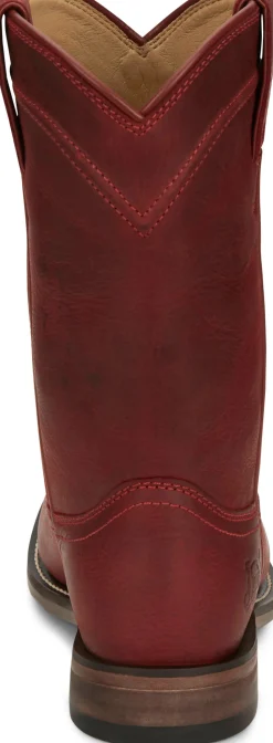 Justin Boots Holland 10" Roper Red Outlet
