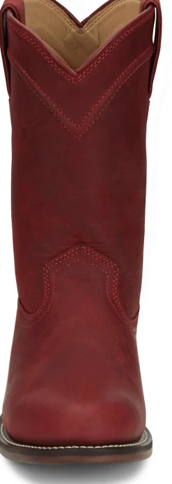 Justin Boots Holland 10" Roper Red Outlet