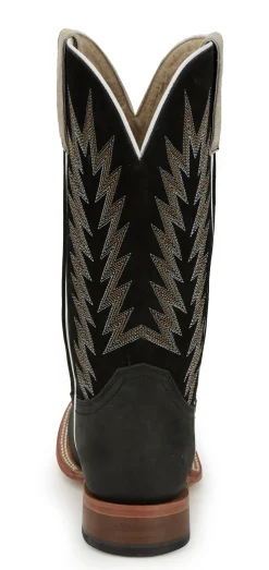 Justin Boots Hombre 13” Suede Matte Black Hot