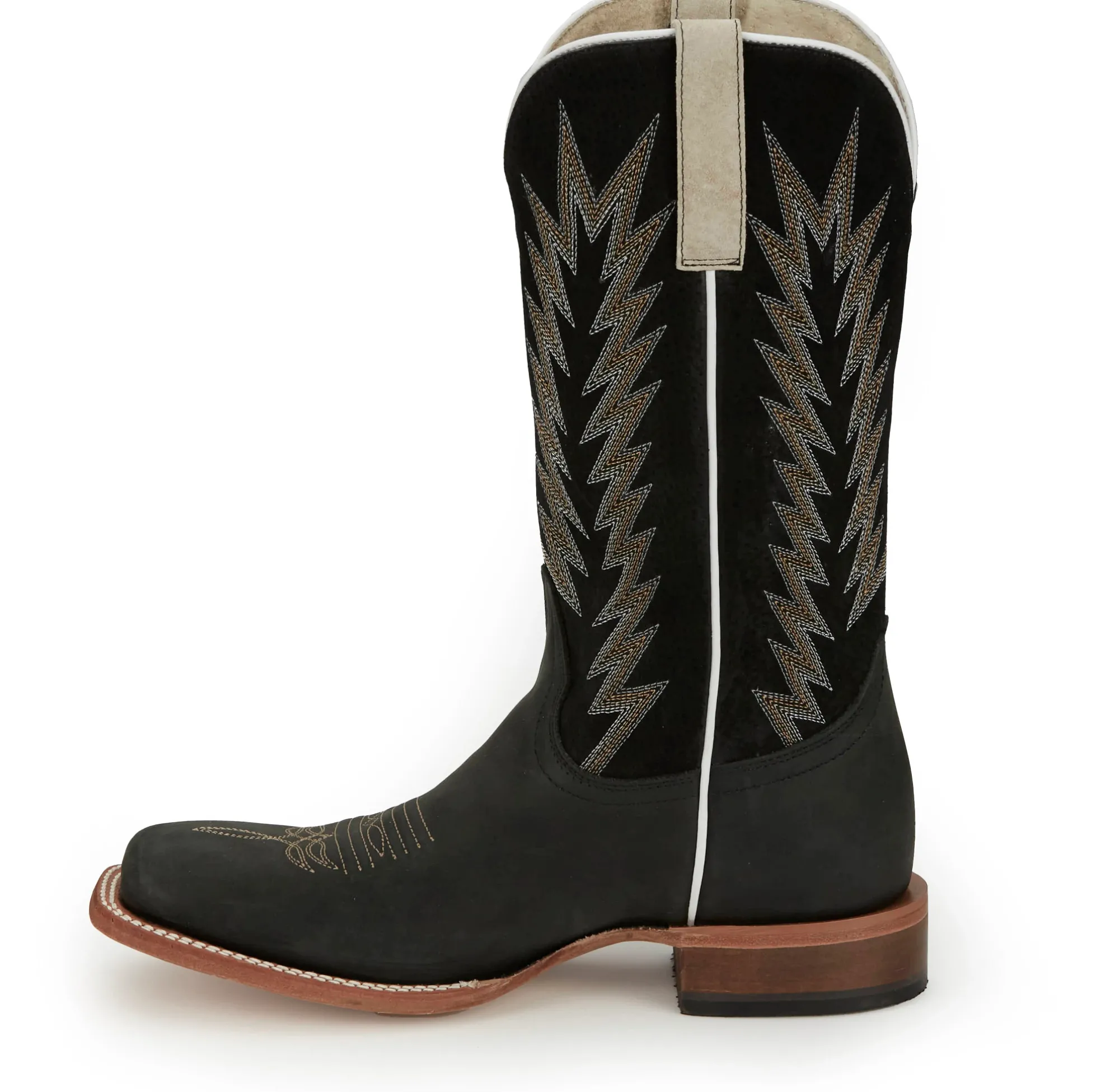 Justin Boots Hombre 13” Suede Matte Black Hot