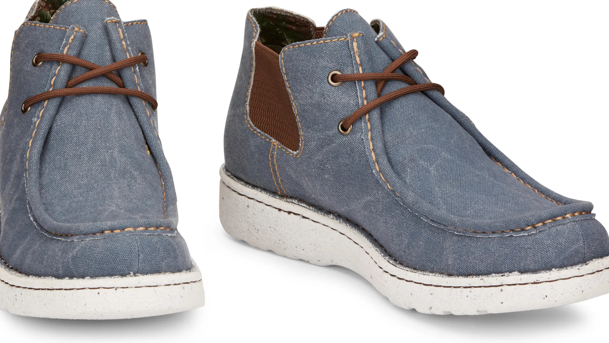 Justin Boots Hudson Slip-On Casual Shoe Blue Best