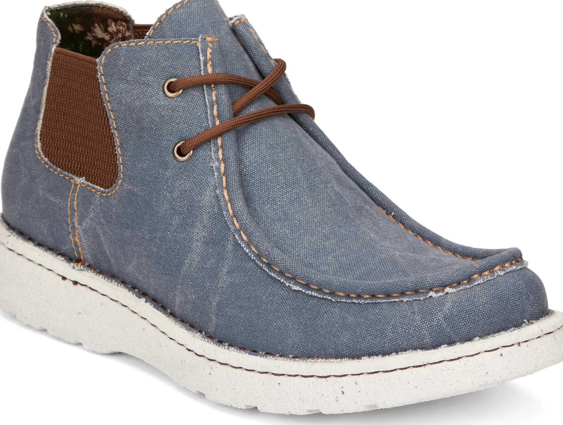 Justin Boots Hudson Slip-On Casual Shoe Blue Best