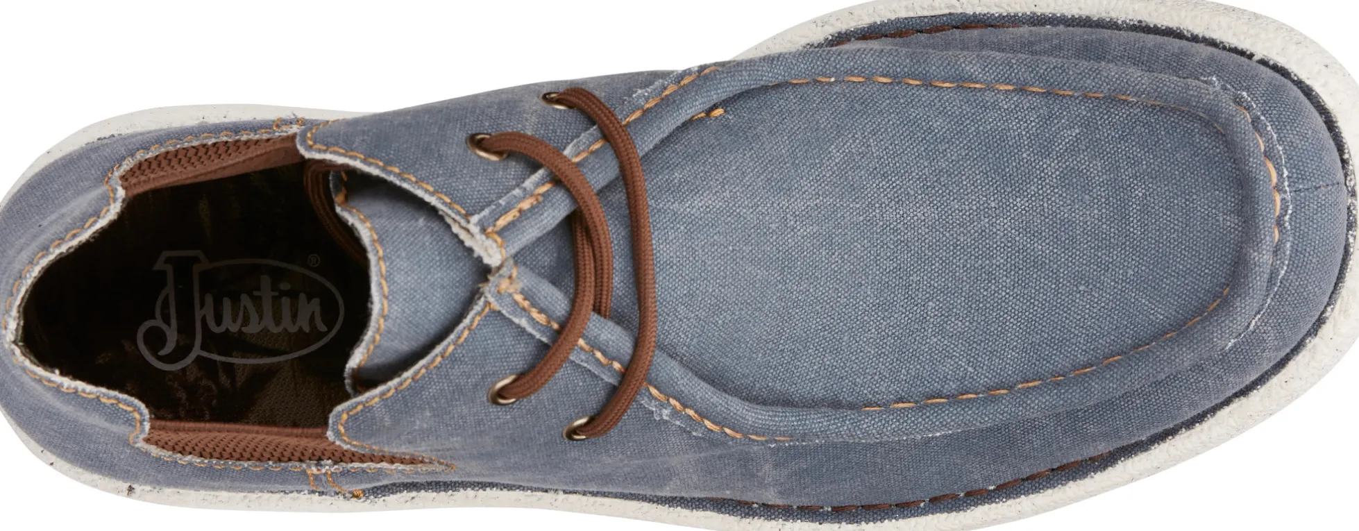 Justin Boots Hudson Slip-On Casual Shoe Blue Best