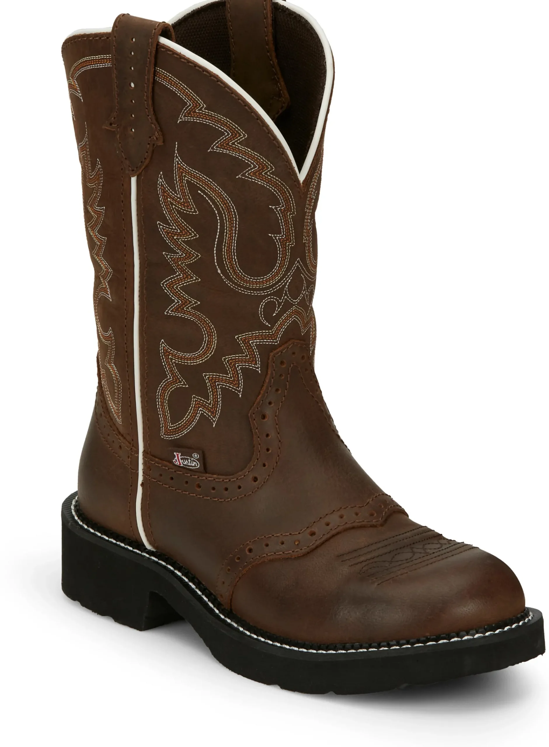 Justin Boots Inji 11" Western Boot Aged Bark Outlet