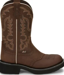 Justin Boots Inji 11" Western Boot Aged Bark Outlet