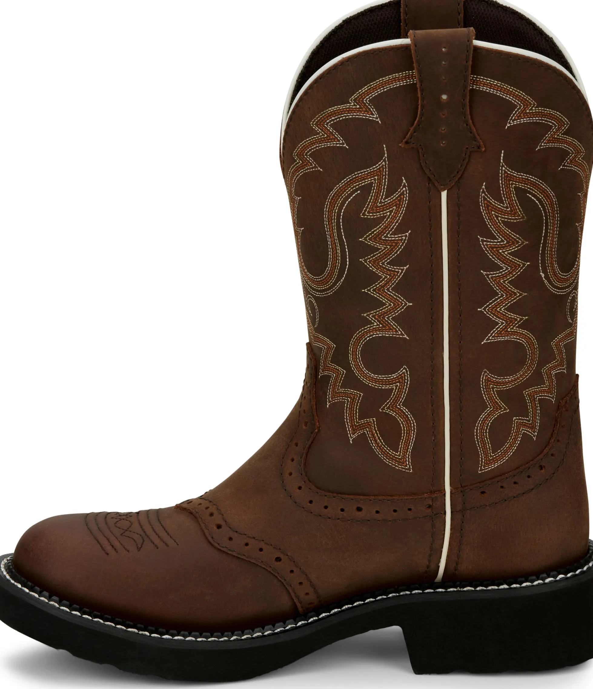 Justin Boots Inji 11" Western Boot Aged Bark Outlet