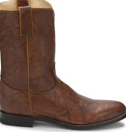 Justin Boots Jackson 10" Roper Chestnut New