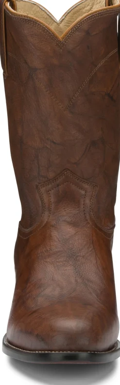 Justin Boots Jackson 10" Roper Chestnut New