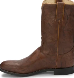 Justin Boots Jackson 10" Roper Chestnut New