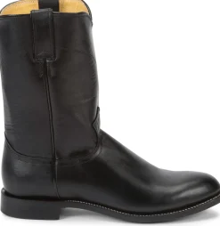 Justin Boots Jackson 10" Roper Black
