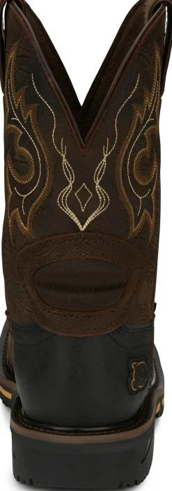 Justin Boots Joist 11" Waterproof Aged Brown Outlet