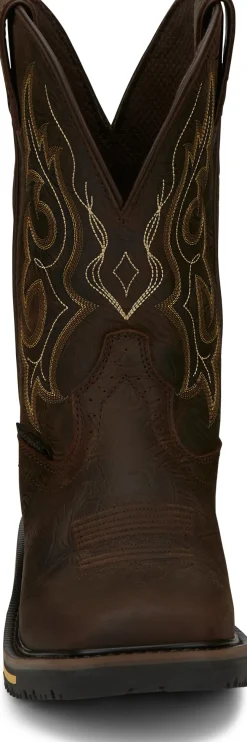 Justin Boots Joist 11" Waterproof Aged Brown Outlet