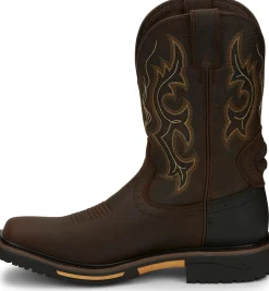 Justin Boots Joist 11" Waterproof Aged Brown Outlet