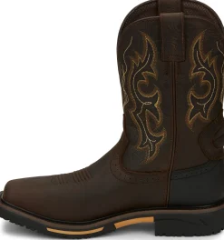 Justin Boots Joist 11" Waterproof Comp Toe Chocolate Online