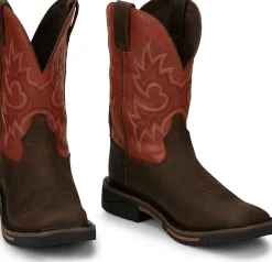 Justin Boots Joist 11" Work Rustic New