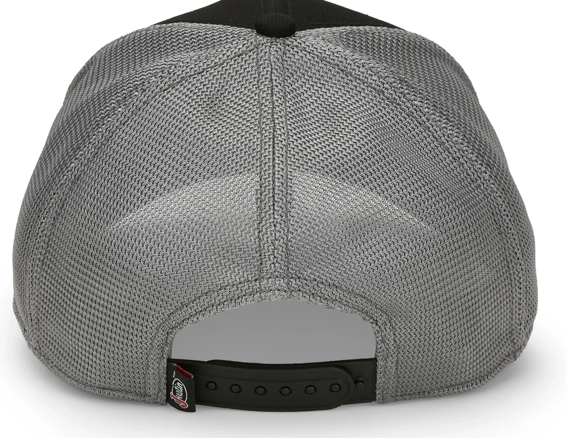 Justin Boots Justin Logo Cap Black/Silver Mesh