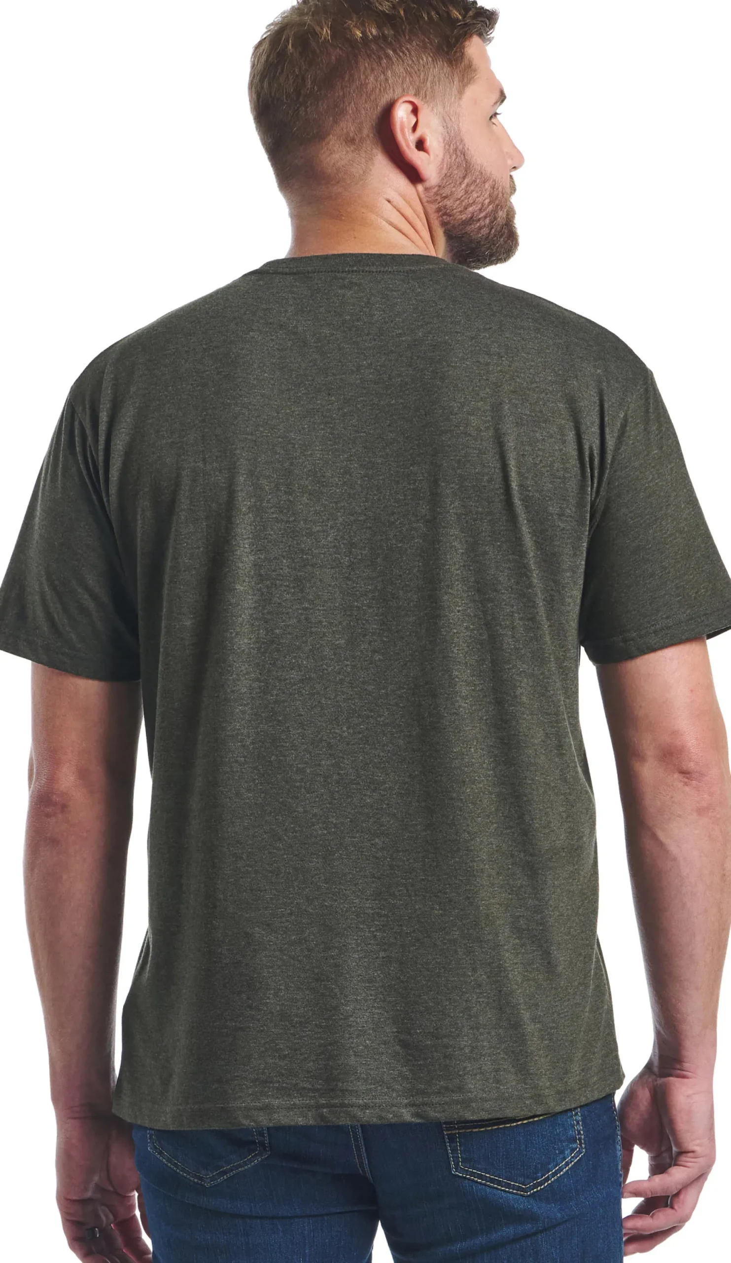 Justin Boots Justin Men's Bison Tee Olive Heather