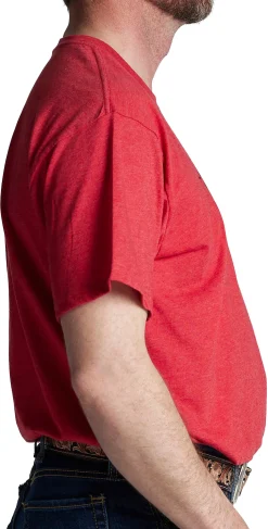 Justin Boots Justin Men's Bull Skull Tee Red Clearance