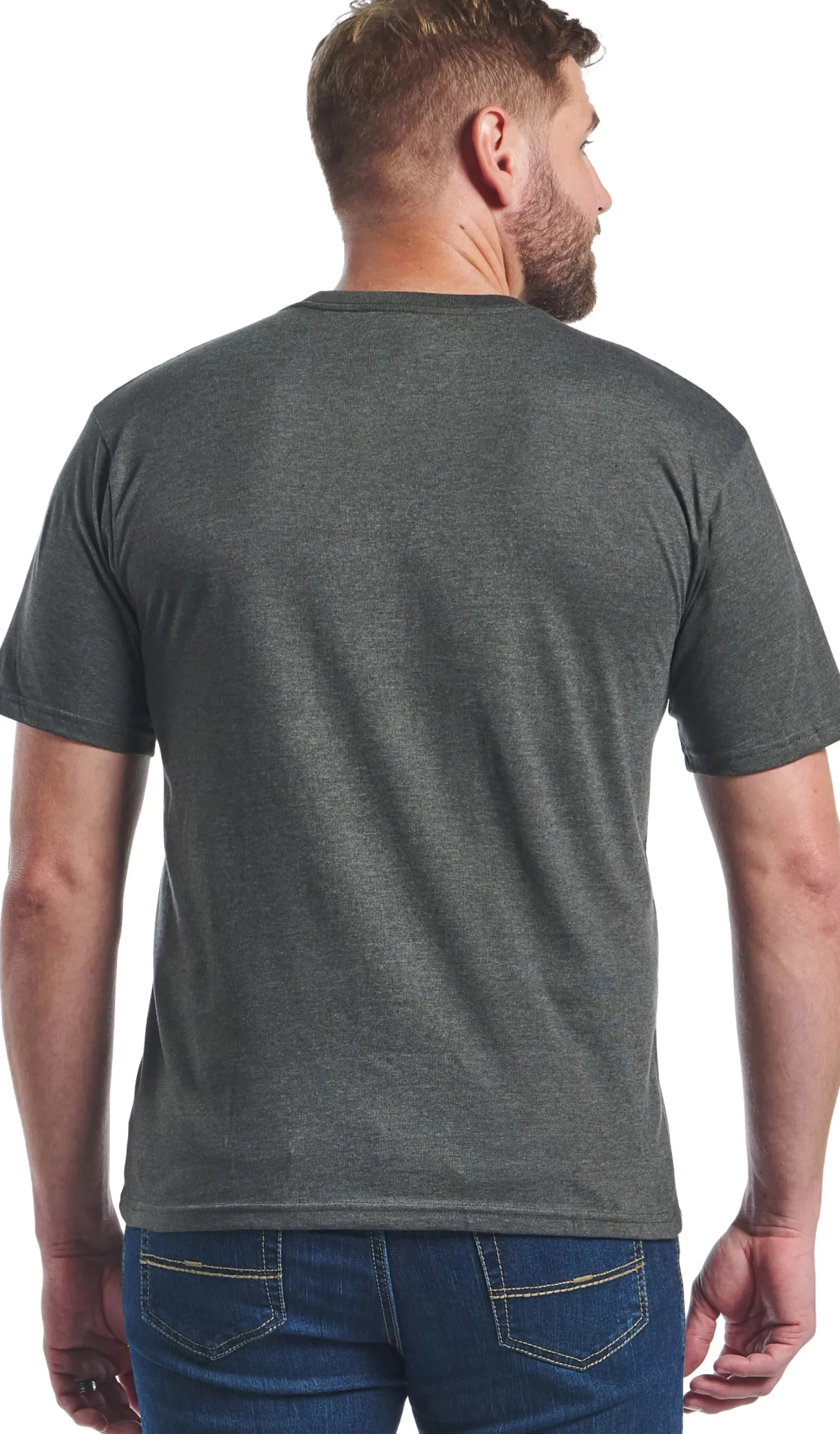 Justin Boots Justin Men's Logo Tee Charcoal Best