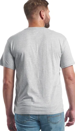Justin Boots Justin Men's Logo Tee Heather Grey Best