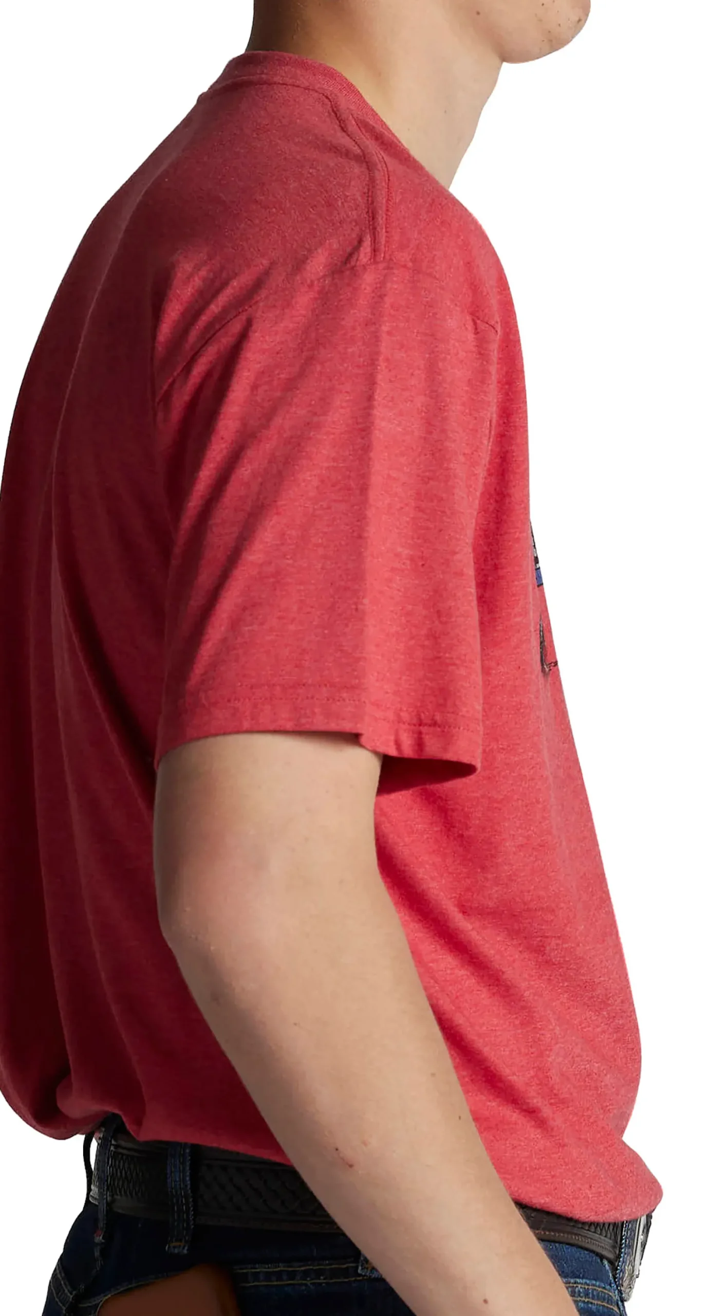 Justin Boots Justin Men's Patriotic Tractor Tee Red Heather Outlet