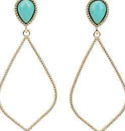 Justin Boots Justin Women's Rope Motif Earrings Gold Outlet
