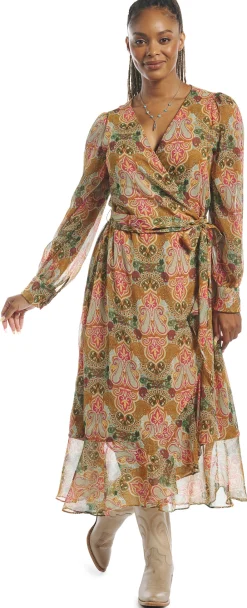 Justin Boots Justin Women's Wrap Maxi Dress Tan Online