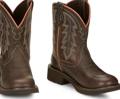 Justin Boots Lyla 8" Western Boot Brown Sale