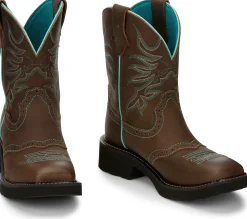 Justin Boots Mandra 8" Western Boot Chocolate Best