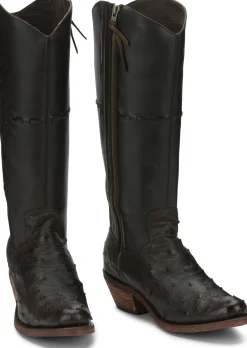 Justin Boots Mcalester 15" Full Quill Western Boot Nicotine Brown Sale