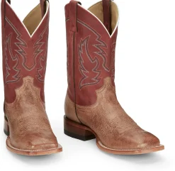 Justin Boots Mclane 11&rdquo; Smooth Ostrich Vintage Tan New
