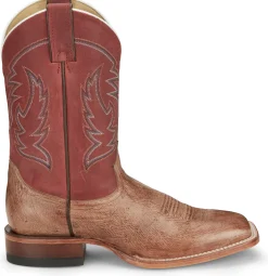 Justin Boots Mclane 11&rdquo; Smooth Ostrich Vintage Tan New