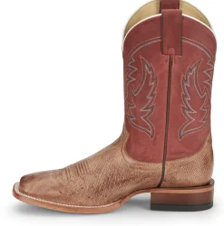 Justin Boots Mclane 11&rdquo; Smooth Ostrich Vintage Tan New