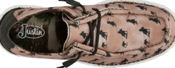 Justin Boots Men's Hazer Print Tan Clearance