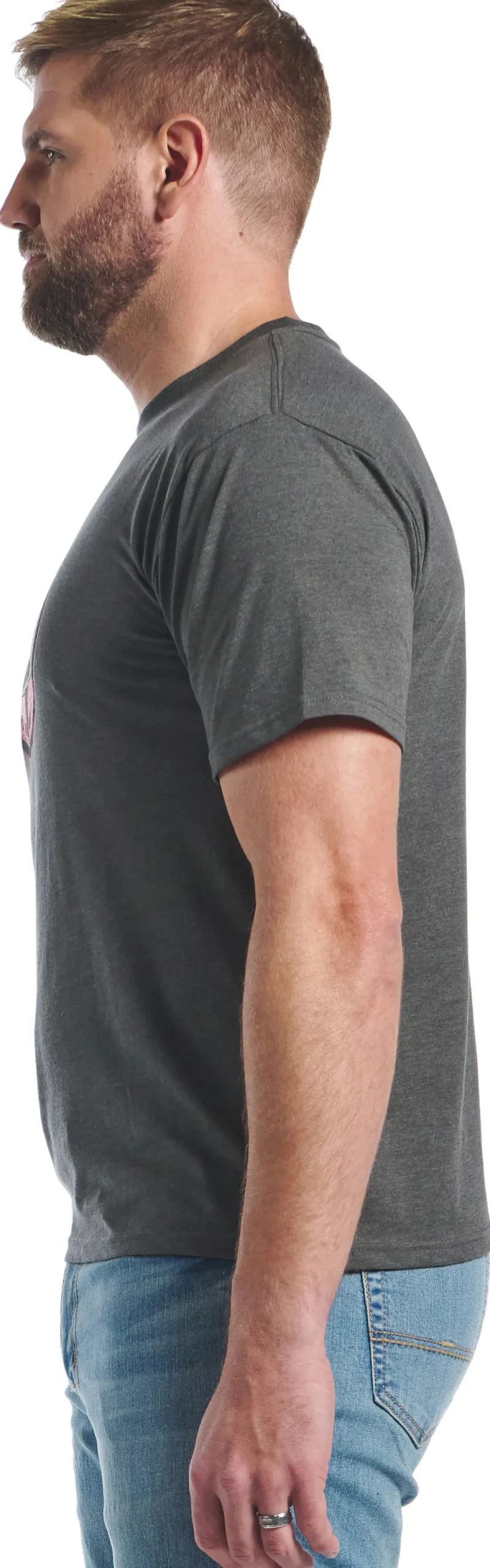 Justin Boots Men's No Bull About It Tee Charcoal