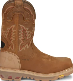 Justin Boots Montana Nano Comp Toe Rust Clearance