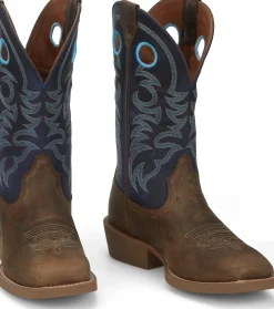 Justin Boots Muley 12" Western Peanut Tan