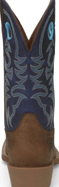 Justin Boots Muley 12" Western Peanut Tan
