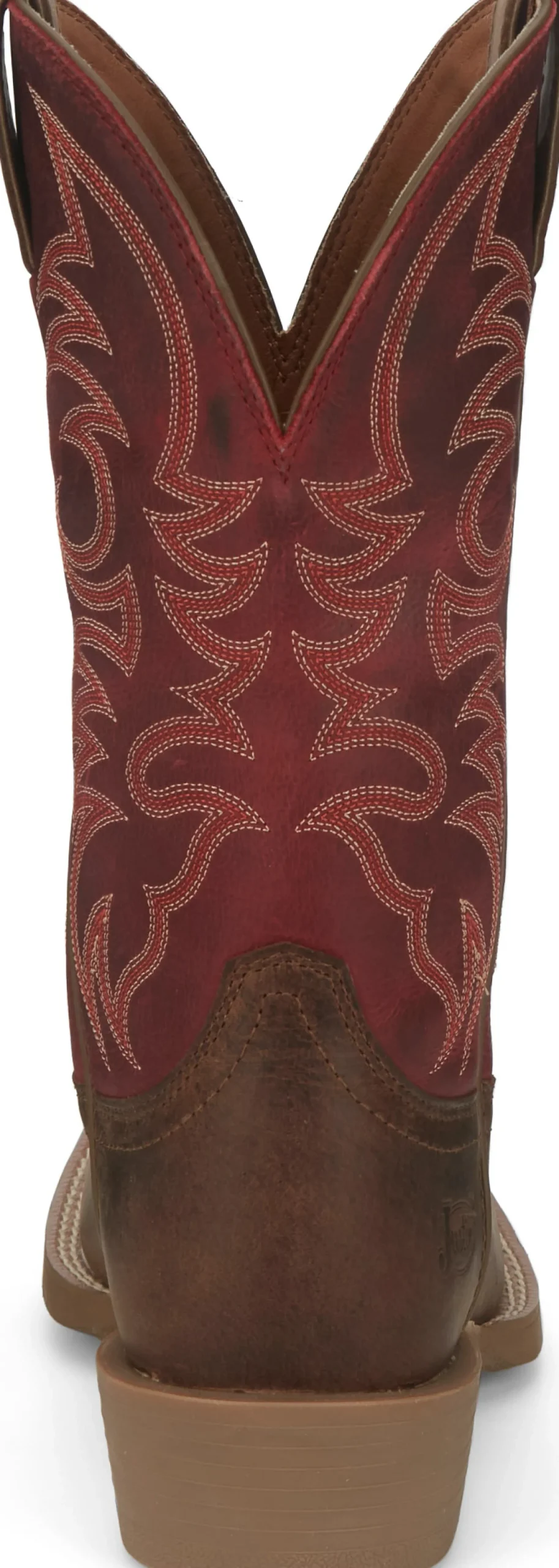 Justin Boots Muley 12" Western Mahogany Outlet
