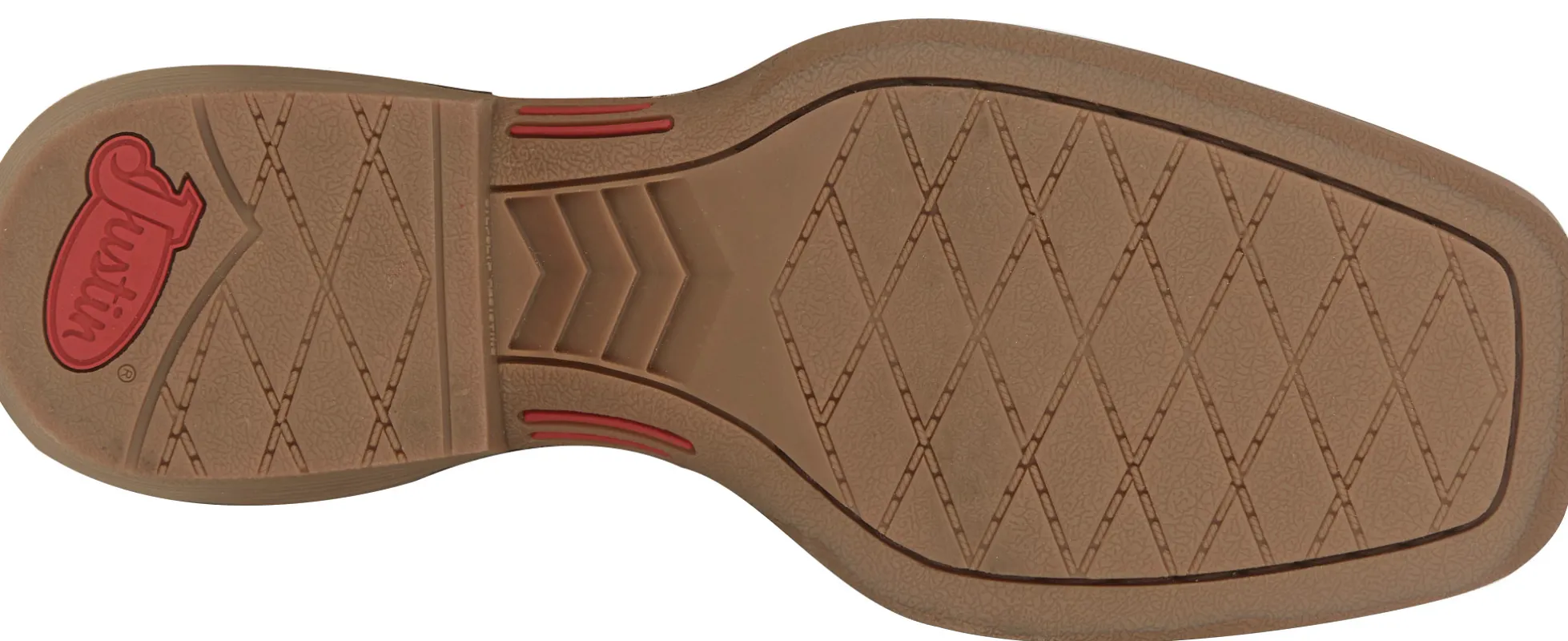 Justin Boots Muley 12" Western Mahogany Outlet