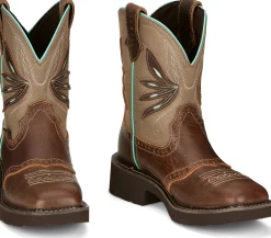 Justin Boots Nettie 8" Western Boot Tan Best