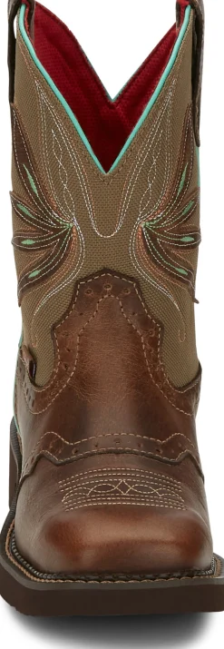 Justin Boots Nettie 8" Western Boot Tan Best