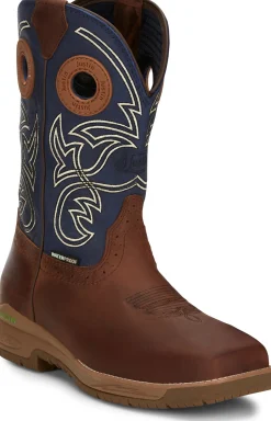 Justin Boots Nitread 11" Waterproof Prussian Discount