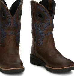 Justin Boots Nitread 11" Waterproof Nano Comp Toe Toffee Best