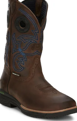 Justin Boots Nitread 11" Waterproof Nano Comp Toe Toffee Best