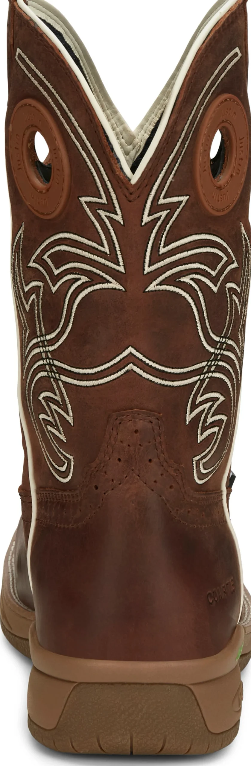 Justin Boots Nitread 11" Waterproof Nano Comp Toe Spice New