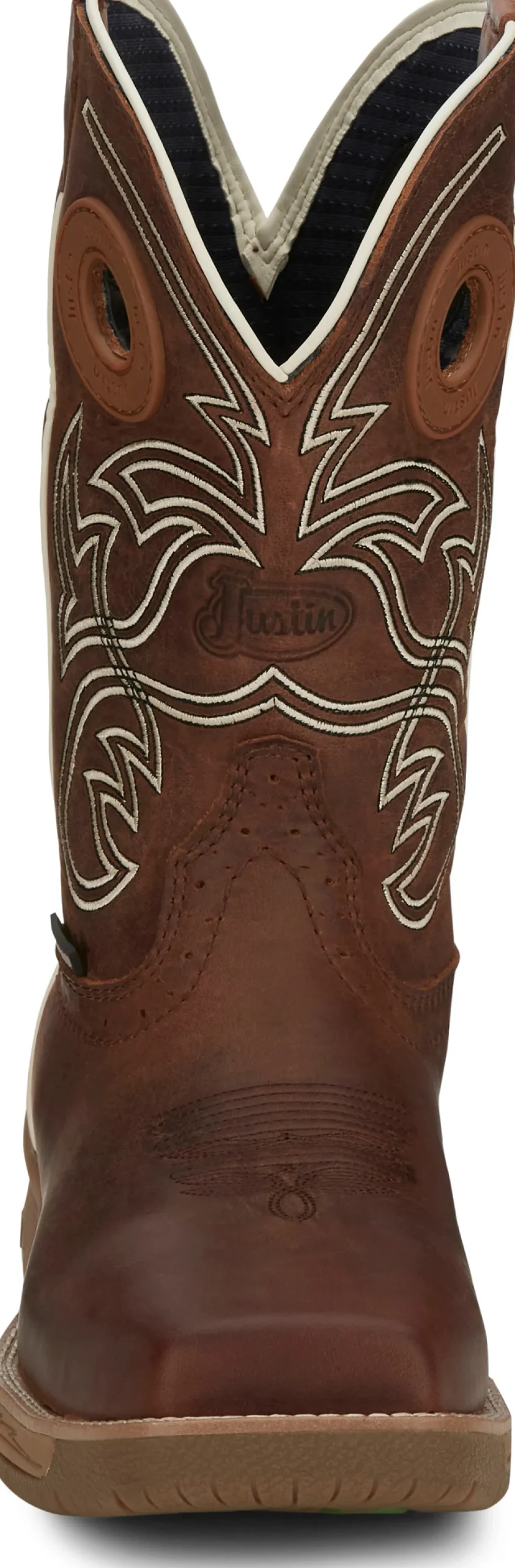Justin Boots Nitread 11" Waterproof Nano Comp Toe Spice New