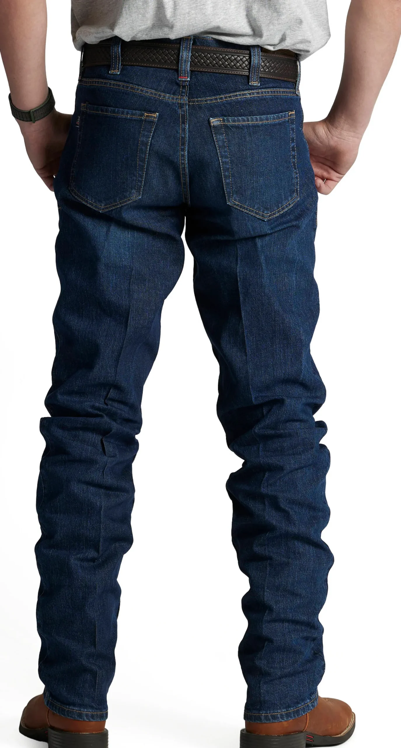 Justin Boots Original Straight Leg Medium Wash Discount