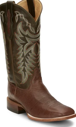 Justin Boots Pascoe 13" Smooth Ostrich Kango Cowboy Online